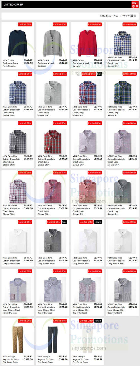 (Est till 22 Jan) Men Limited Offers