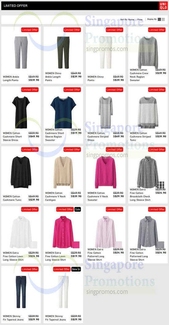 (Est till 22 Jan) Womens Limited Offers