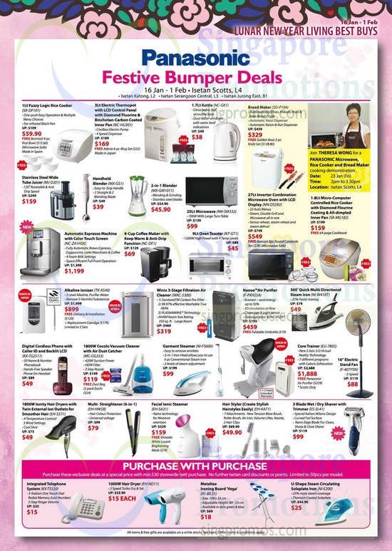 Isetan Panasonic Offers 13 Jan 2015