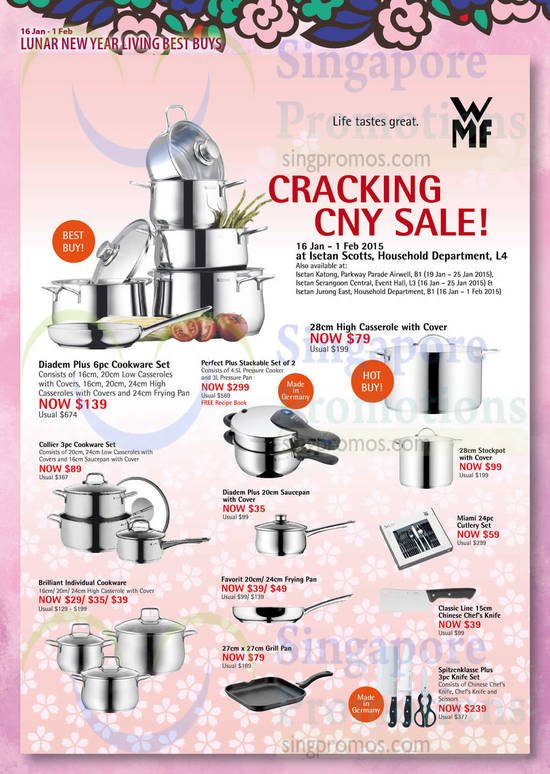 Isetan WMF Cookware 13 Jan 2015