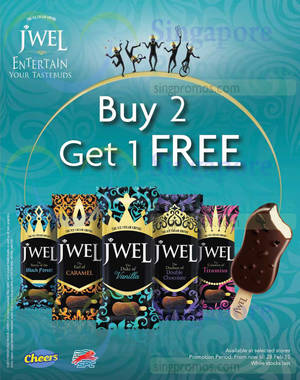 Featured image for (EXPIRED) Jwel Ice Cream Buy 2 Get 1 FREE Promo 8 Jan – 28 Feb 2015