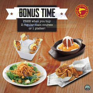 Featured image for (EXPIRED) Manhattan Fish Market Buy 2 Main Courses Or 1 Platter & Get 1 Dish FREE 12 Jan – 28 Feb 2015