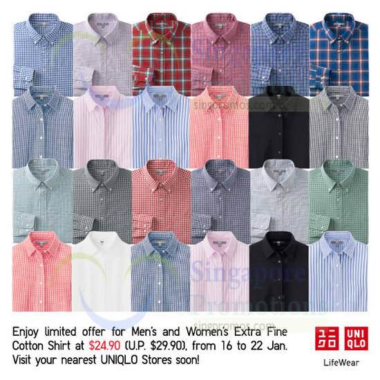 Mens n Womens Extra Fine Cotton Shirt