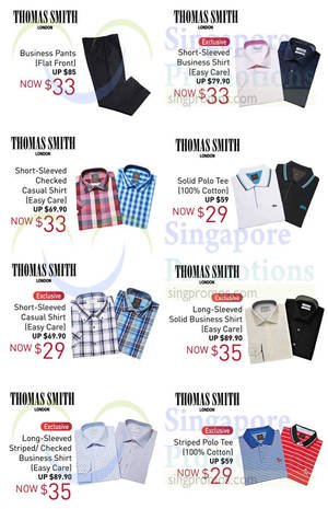 Featured image for (EXPIRED) Metro 20% Off Thomas Smith Apparel Promo 31 Dec 2014 – 18 Jan 2015