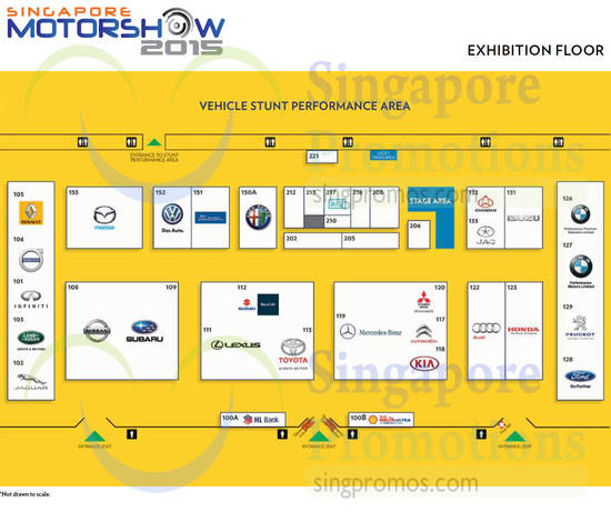 Motorshow Exhibition Floor Map