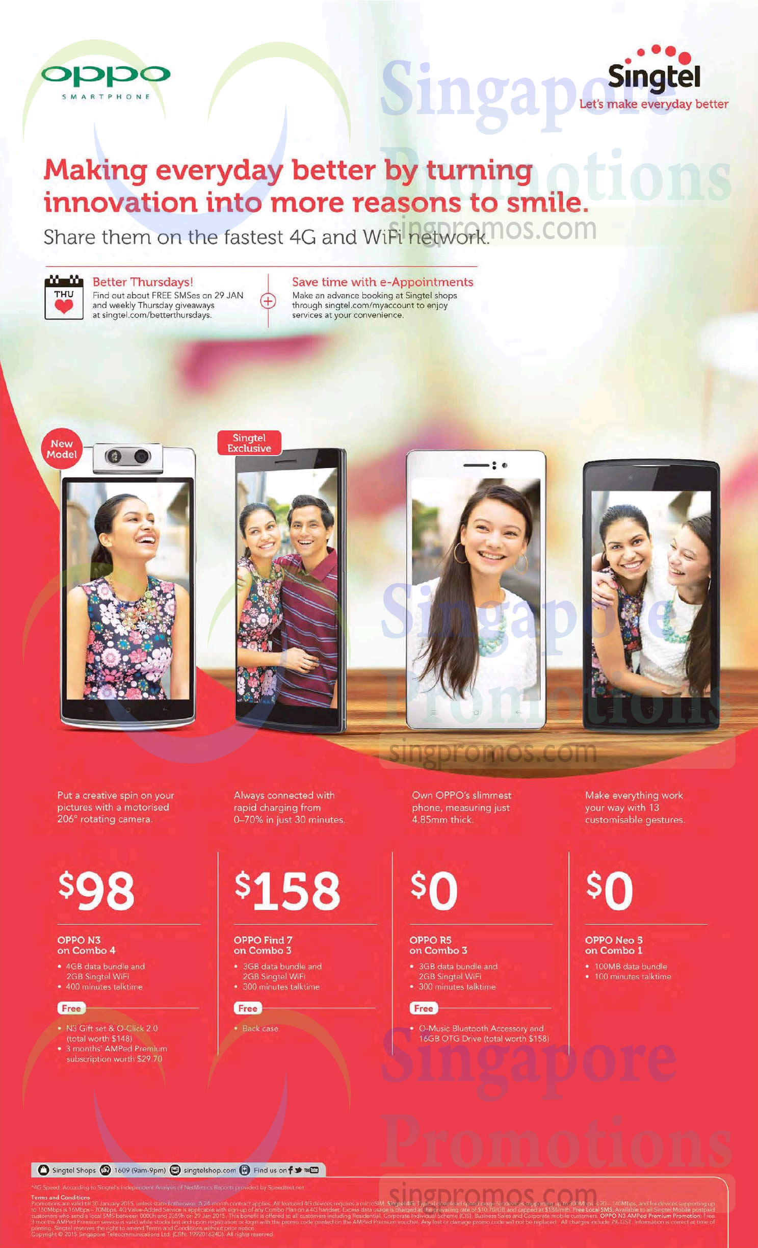 Featured image for Singtel Smartphones, Tablets, Broadband & TV Offers 24 - 30 Jan 2015