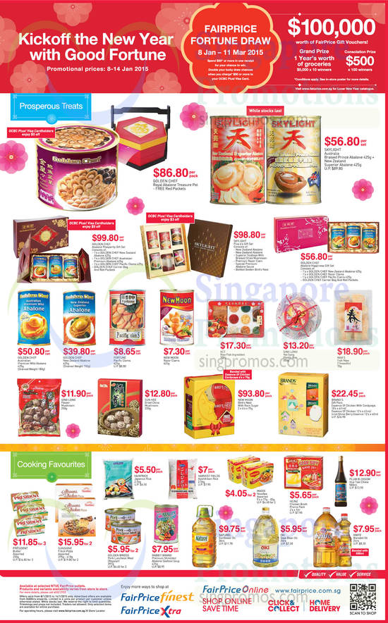 Prosperous Treats, Cooking Favourites, Skylight, Golden Chef, Sing Long, Brands, Naturel