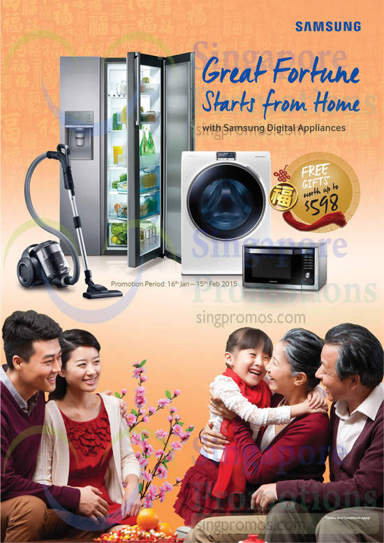 Samsung Digital Appliances, Free Gifts, Promotion Period