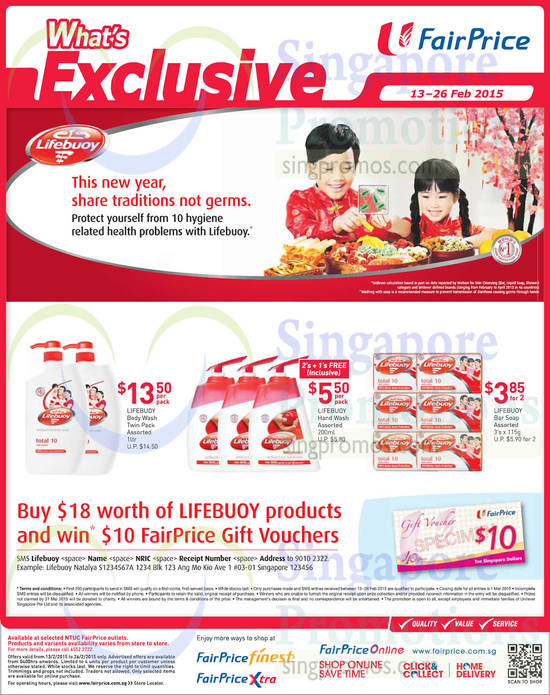 13 Feb Lifebuoy Bodywash, Handwash, Bar Soap, Free 10 Dollar Voucher