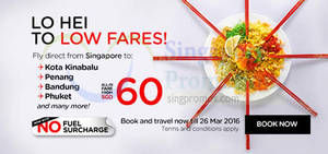 Featured image for (EXPIRED) Air Asia From $40 (all-in) Promo Fares 23 Feb – 1 Mar 2015