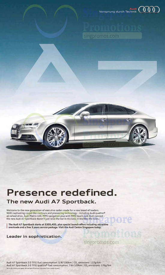 Audi A7 Sportback 7 Feb 2015