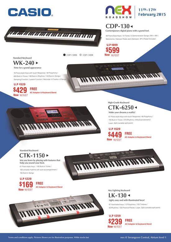 Casio Keyboards Offers