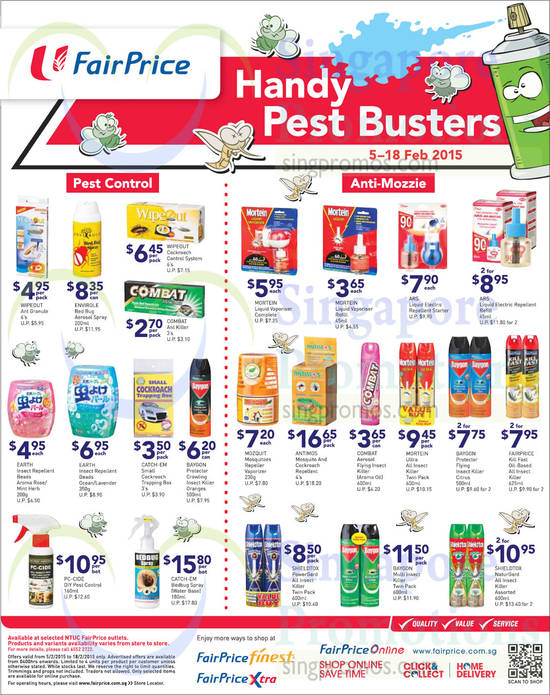 Handy Pest Busters Wipeout, Baygon, ARS, Mortein, Shieldtox