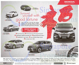 Featured image for Honda City, Civic, Accord, Jazz, CR-V & Odyssey Offers 14 Feb 2015