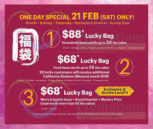 Featured image for (EXPIRED) Isetan Up To 80% Off Lucky Bags 1-Day Offer 21 Feb 2015