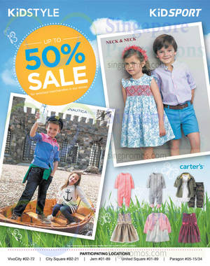 Featured image for (EXPIRED) Kidstyle & Kidsport Up To 50% Sale 26 Feb 2015