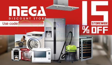 Featured image for Mega Discount Store 15% OFF (NO Min Spend) Coupon Code 16 - 17 May 2015