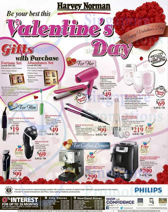 Philips Personal Care Products Espresso Machines, Hair Stylers, Shavers, Toothbrush, Facial Cleanser, Grooming Kit