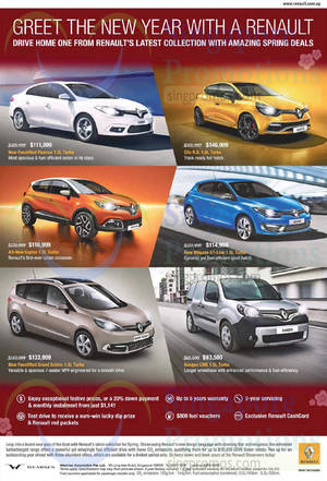 Featured image for Renault Cars Offers 7 Feb 2015