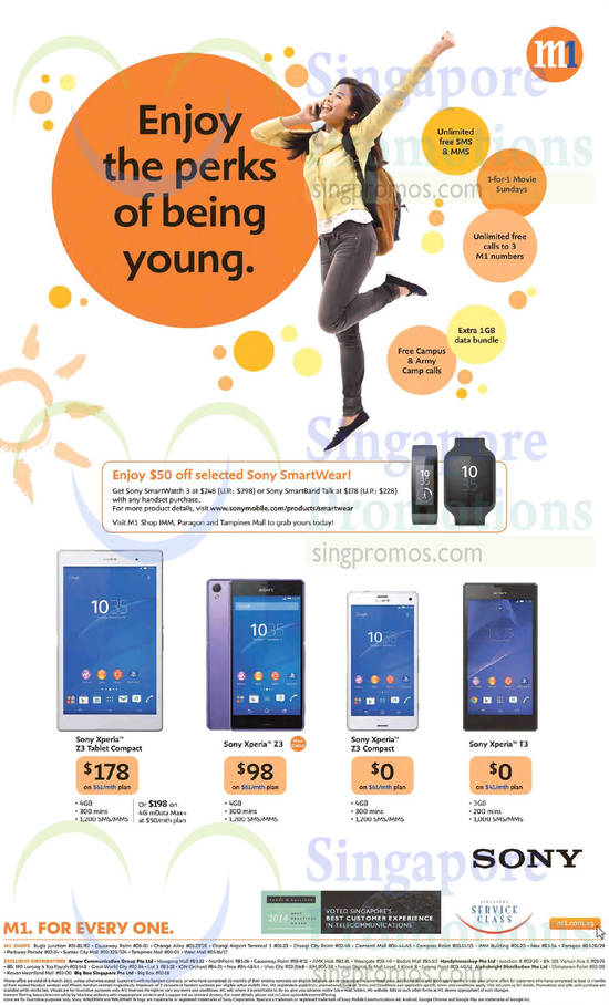 Sony Xperia Z3, Z3 Tablet, Z3 Compact, T3