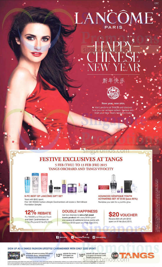 Tangs Lancome 5 Feb 2015