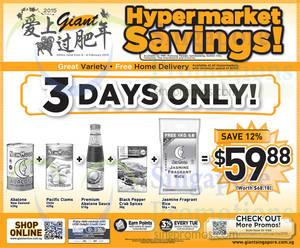 Featured image for (EXPIRED) Giant Hypermarket Abalones, EuropAce, Akira & More Offers 6 – 19 Feb 2015