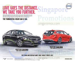 Featured image for Volvo V60 & Volvo S60 Offers 14 Feb 2015