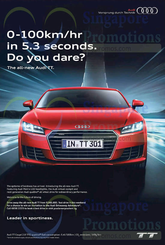 Audi TT Coupe 14 Mar 2015