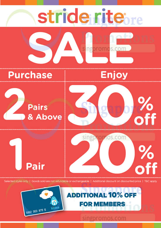 Stride rite cheap sale coupon