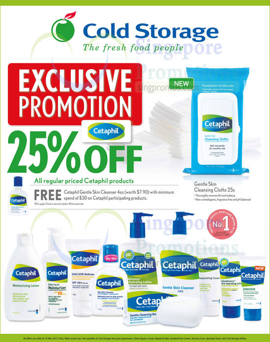 Cetaphil Cold Storage 7 Mar 2015