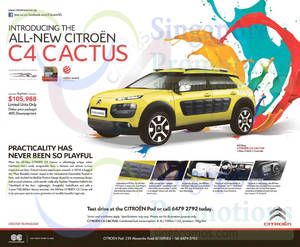 Featured image for Citroen C4 Cactus Offer 21 Mar 2015