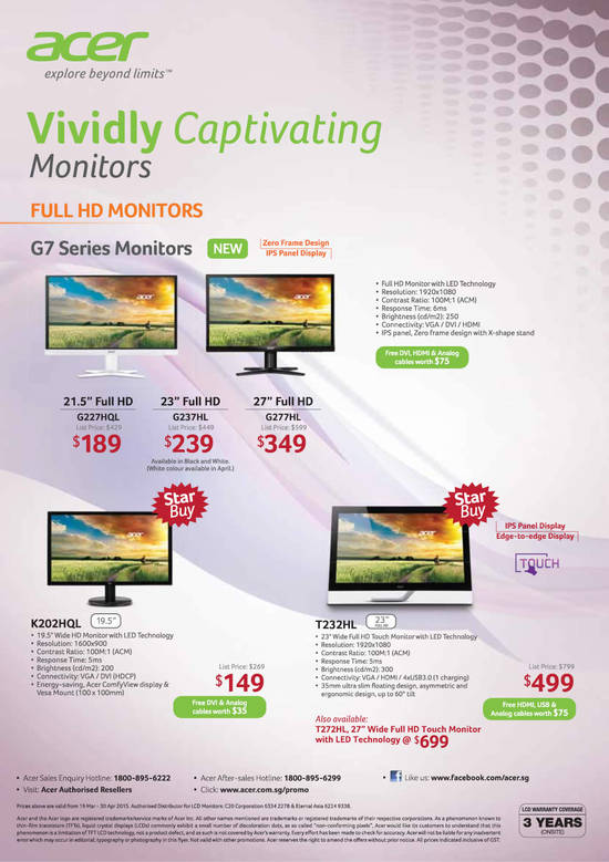 Full HD Monitors