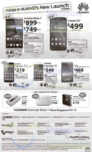 Featured image for Huawei Smartphones, Tablets & Accessories No Contract Offers 21Mar 2015