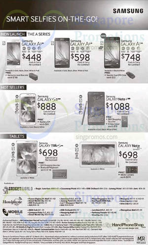 Featured image for Samsung Smartphones & Tablets No Contract Offers 7 Mar 2015