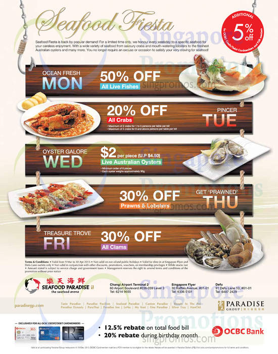 Seafood Paradise 19 Mar 2015