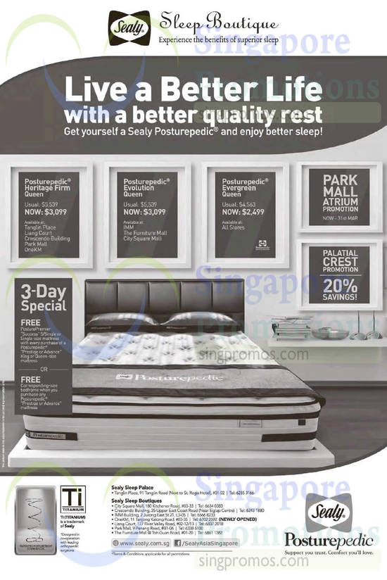 Sealy Posturepedic Mattresses 20 Mar 2015