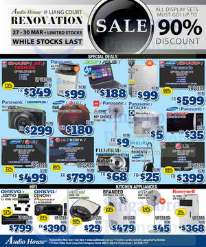 Featured image for (EXPIRED) Audio House Electronics, TV, Notebooks & Appliances Offers @ Liang Court 27 – 30 Mar 2015