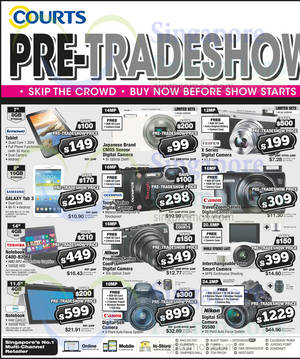 Featured image for Courts Up to 80% Off Pre-Tradeshow Sale 17 – 19 Mar 2015
