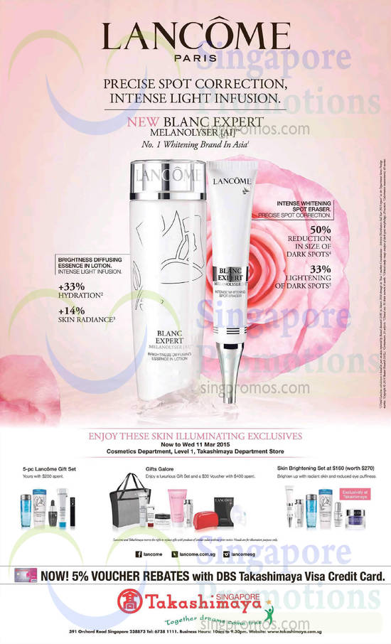 Takashimaya Lancome 6 Mar 2015