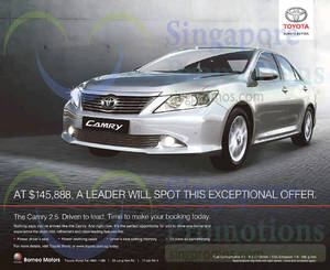 Featured image for Toyota Camry Offer 7 Mar 2015