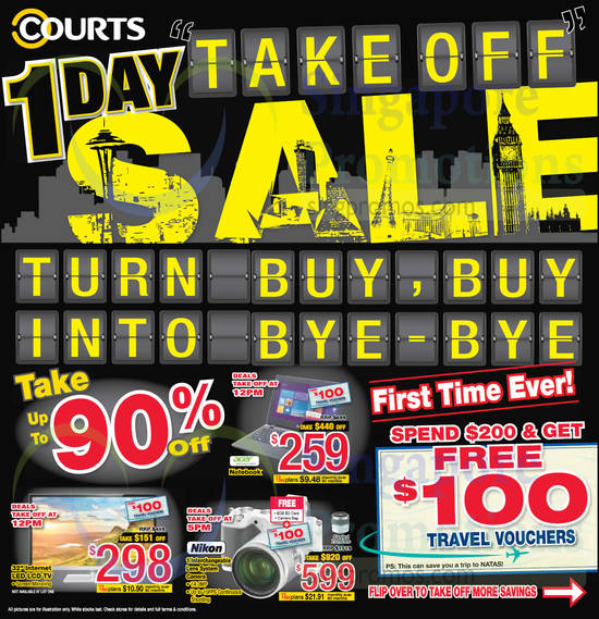 Up to 90 Percent off Take Off Sale