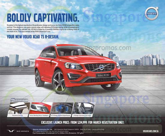 Volvo XC60 T5 R-Design 14 Mar 2015