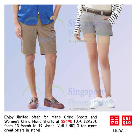 Womens Chino Micro Shorts