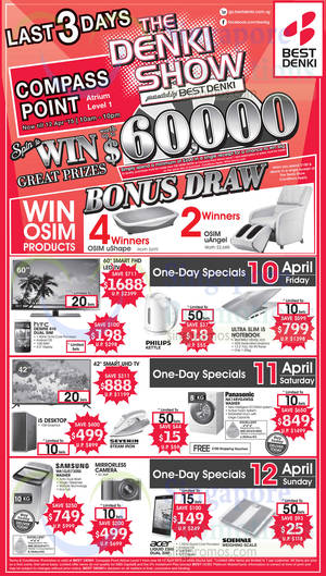 Featured image for (EXPIRED) Best Denki Roadshow @ Compass Point 6 – 12 Apr 2015