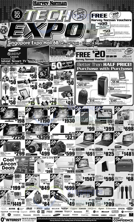 24 Apr Fans, TVs, Notebooks, Cameras, Washers, Air Conditioners