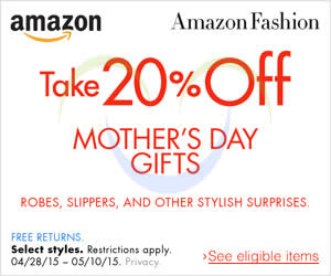 Amazon 20 OFF Mother s Day Fashion Gifts NO Min Spend