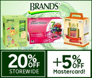 Featured image for (EXPIRED) Brand’s Health Drinks 25% OFF 1-Day Coupon Code 21 Apr 2015