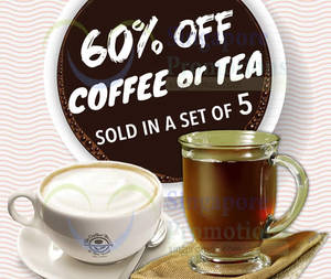 Featured image for (EXPIRED) Coffee Bean & Tea Leaf 60% Off Coffee/Tea @ 40 Outlets 15 Apr 2015