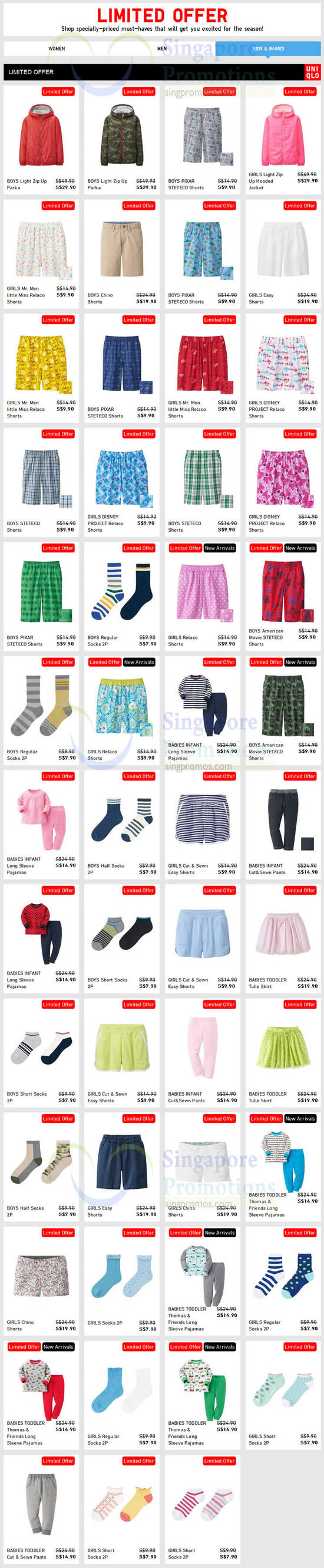 (Est till 12 Apr) Kids n Babies Limited Offers