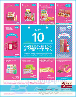 Featured image for Eu Yan Sang Mother’s Day Health Gift Offers 17 Apr 2015